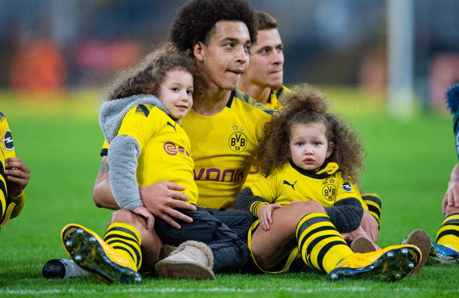 Axel Witsel, împreună cu copiii săi