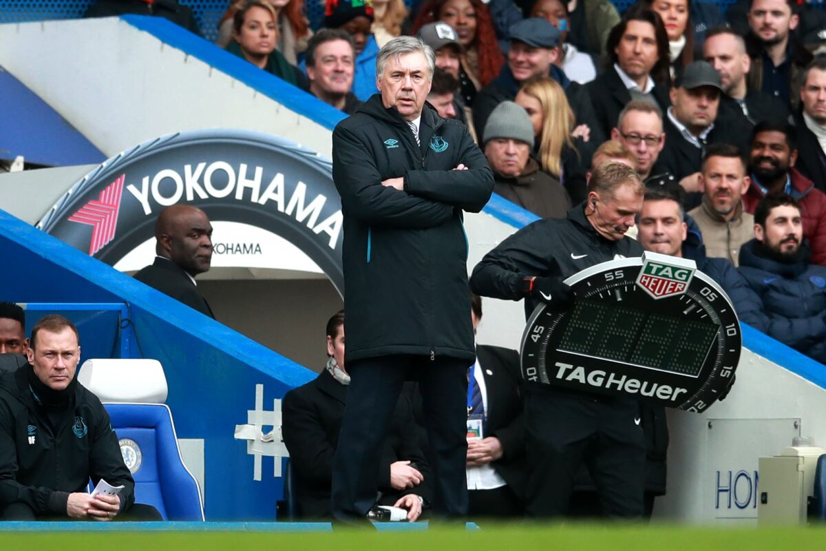 Carlo Ancelotti, antrenor Everton