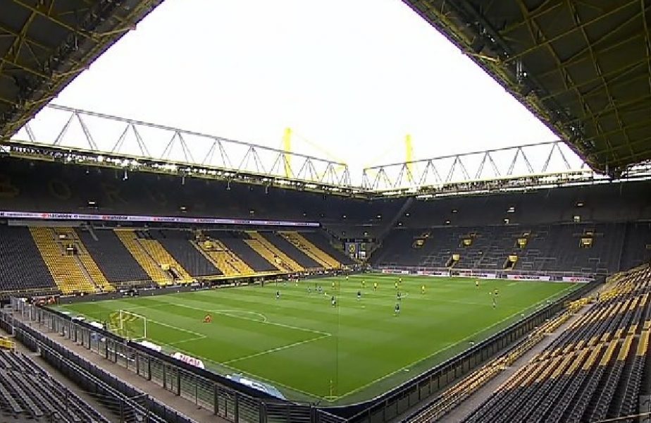 Imaginea tristă de după pandemie! Cum se joacă Dortmund-Schalke pe Signal Iduna Park
