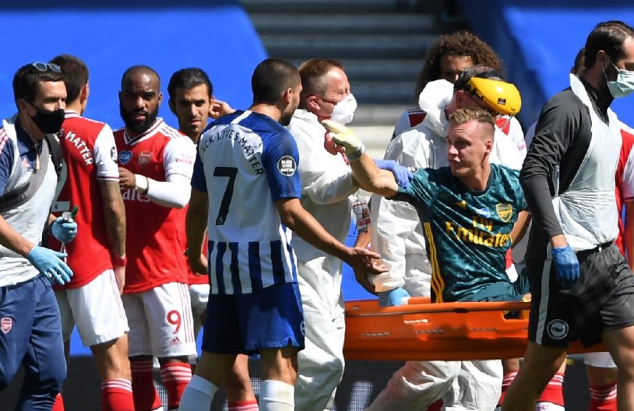 VIDEO | Imagini greu de urmărit! Accidentare horror pentru portarul lui Arsenal
