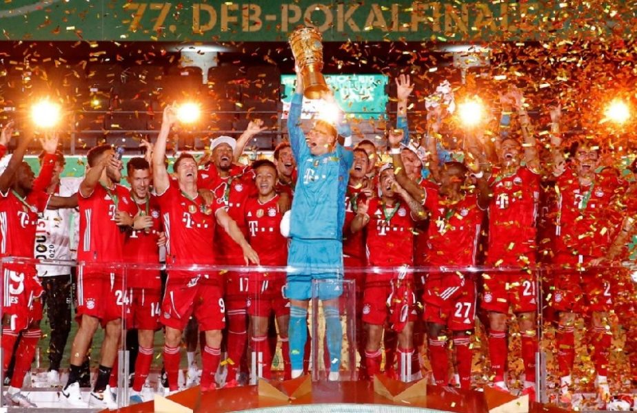 Bayern Munchen așteaptă tripla istorică! Bavarezii au câștigat pentru a 20-a oară Cupa Germaniei. Lewandowski s-a remarcat cu o ”dublă”