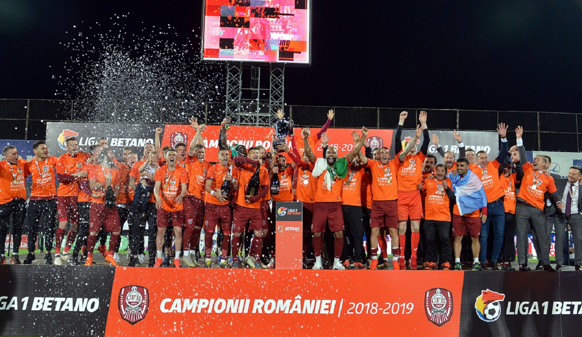 CFR Cluj a câștigat ultimul titlu în Liga 1