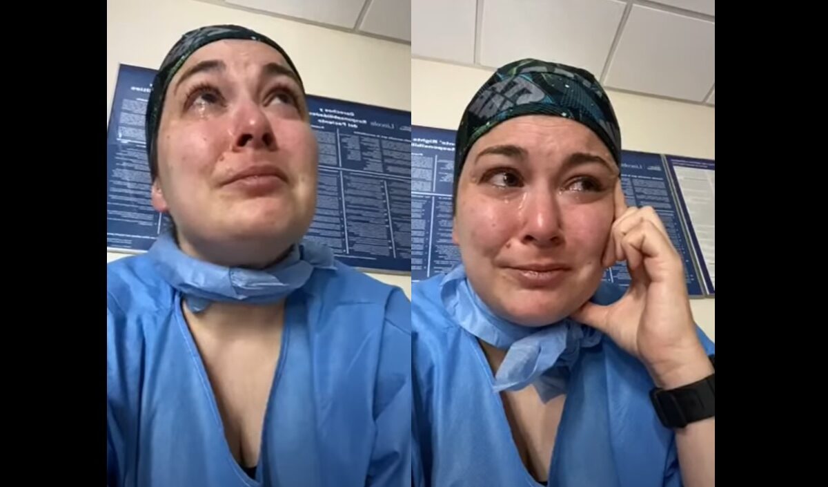Imagini dramatice cu o asistentă ce plânge în spital! Motivul ”inutil” pentru care i-au murit mai mulți pacienți cu Coronavirus