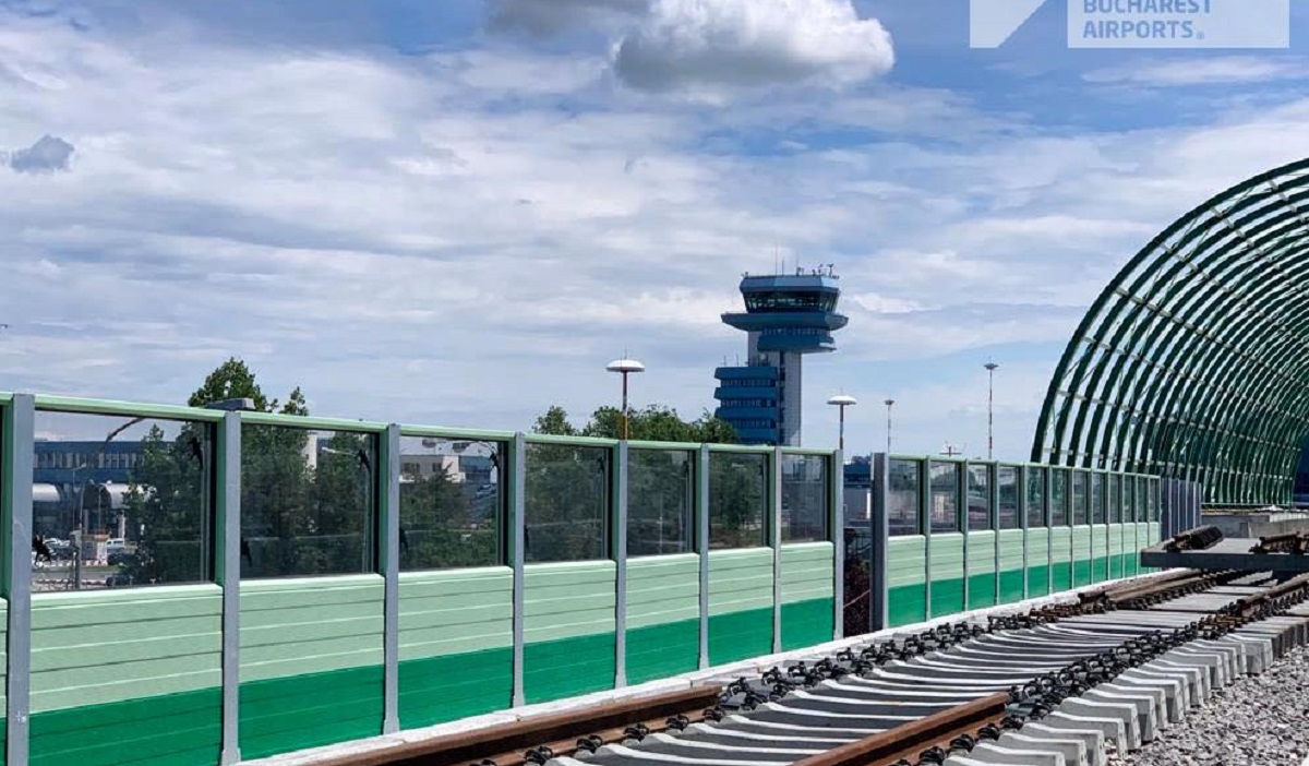 GALERIE FOTO | Calea ferată dintre Gara de Nord şi Aeroportul Otopeni este aproape gata! Când se va da în folosinţă