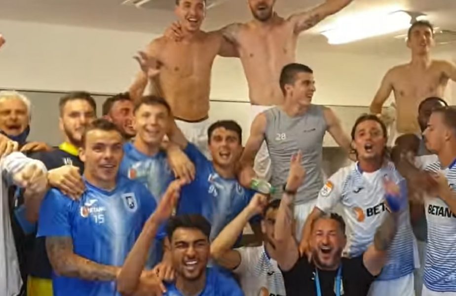 VIDEO | Craiova a făcut spectacol în Gruia! Bucurie imensă în vestiar după victoria cu CFR Cluj