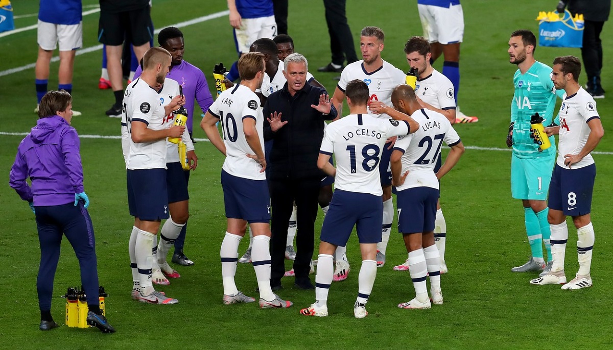 VIDEO | Mourinho pierde controlul. Doi jucători de bază ai lui Tottenham s-au îmbrâncit pe teren. "A fost superb!"