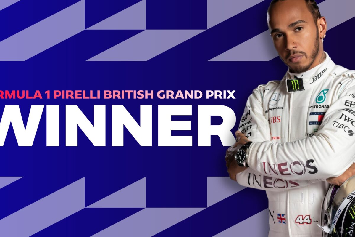 Final dramatic la Silverstone! Lewis Hamilton a câştigat cursa cu pană în ultimul tur