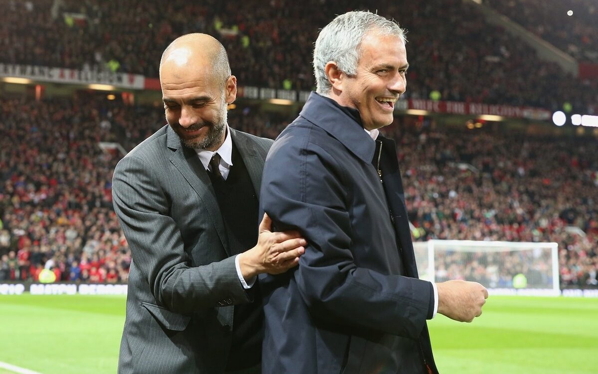 Jose Mourinho şi Pep Guardiola