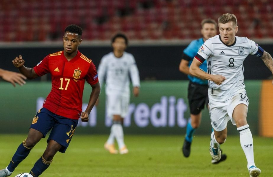 Nu are permis, dar are gol în națională! Ansu Fati, cel mai tânăr marcator din istoria Spaniei