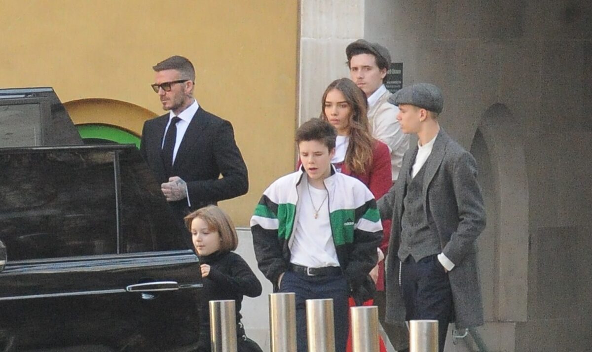 David Beckham și familia sa