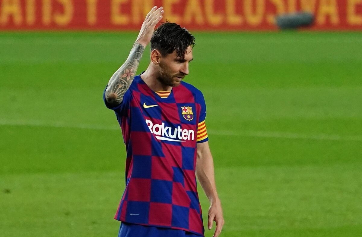 Leo Messi în timpul unui meci din La Liga