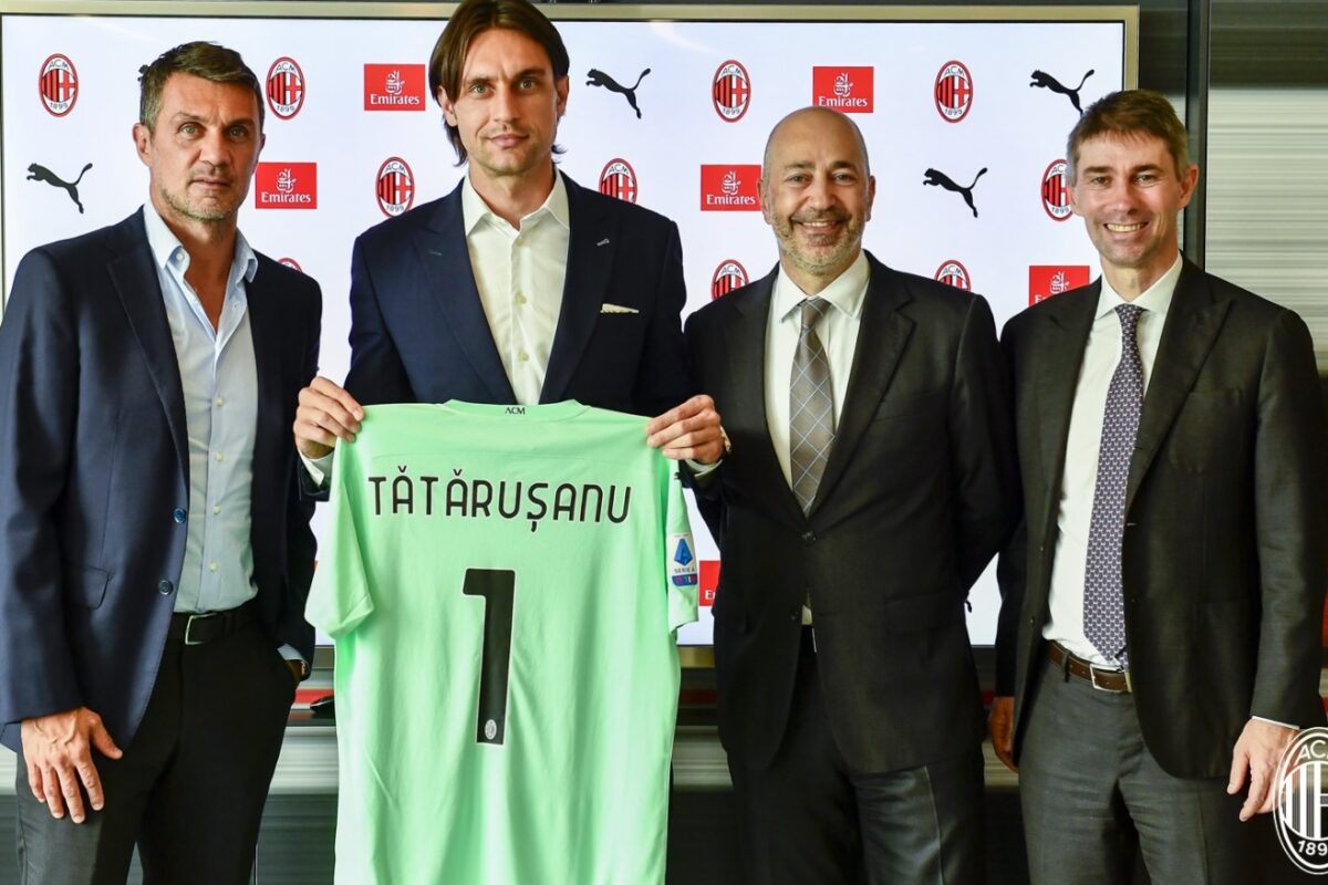 Prima reacţie a lui Tătăruşanu după ce a semnat cu AC Milan! Va purta numărul 1 pe tricou