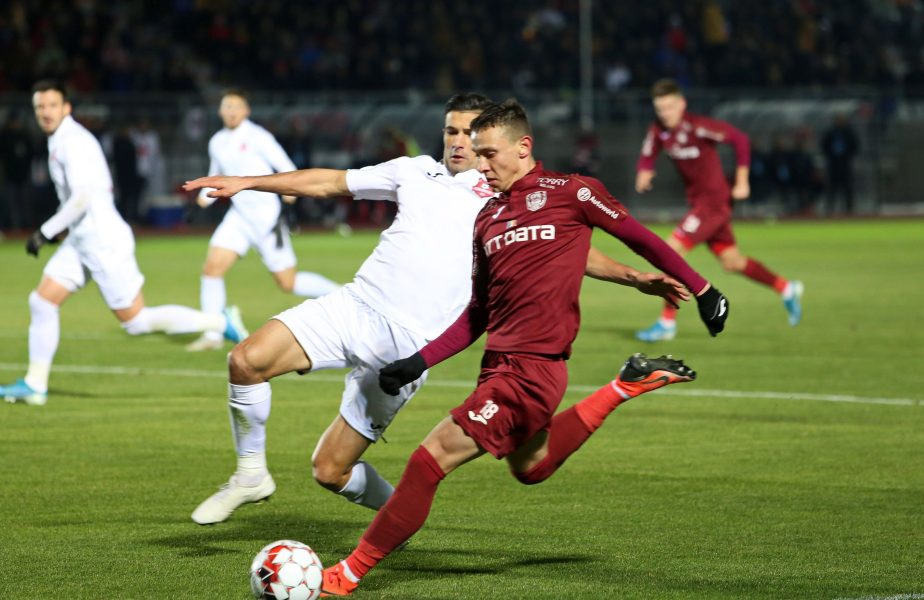 CFR Cluj – FC Hermannstadt 1-0. Mondialul Vinicius aduce o victorie chinuită. Oaspeții, ocazie uriașă la ultima fază a meciului