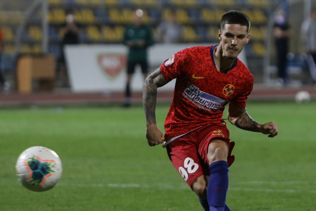 FCSB – FC Argeș 3-0. Hat-trick-ul lui Dennis Man rezolvă meciul pentru ”roș-albaștri”. Straton, debut de senzație la FCSB