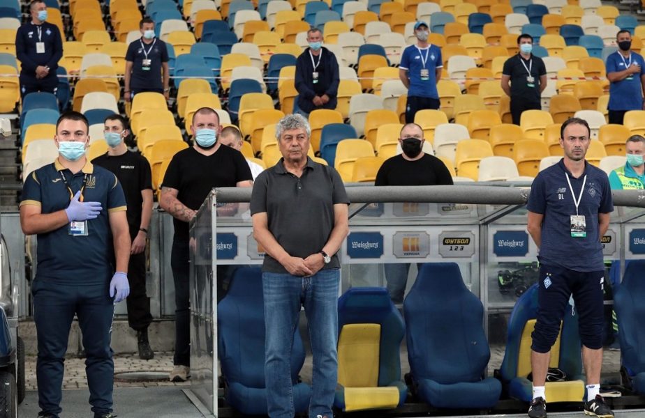 Dinamo Kiev a dat recital în campionatul Ucrainei. Reacţia lui Mircea Lucescu şi motivul pentru care a fost consultat de medicul echipei!