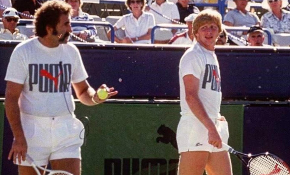 Ion Ţiriac şi Boris Becker