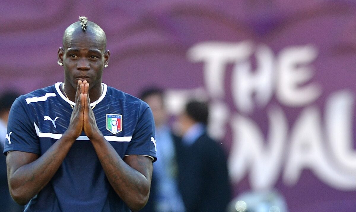 Mario Balotelli în timpul Campionatului European din 2012