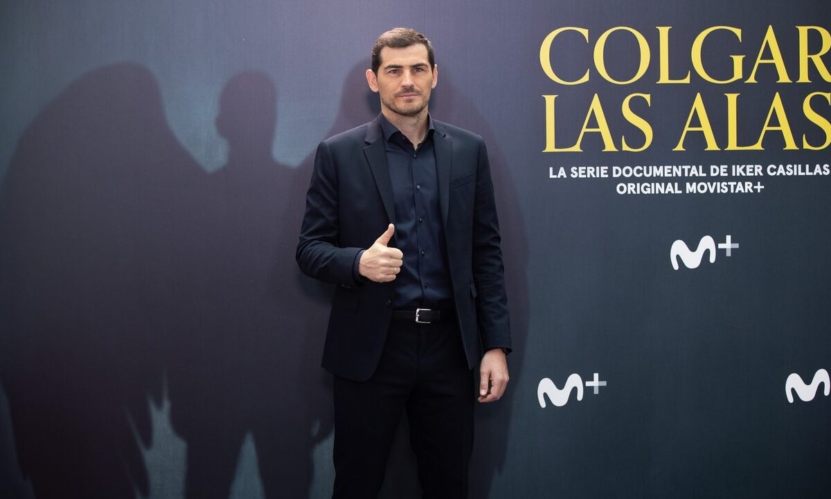 Iker Casillas la lansarea documentarului despre viața sa