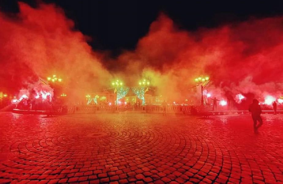Jandarmii le-au stricat fanilor sărbătoarea. Torțe și amenzi în ziua în care clubul Poli Timișoara a împlinit 99 de ani