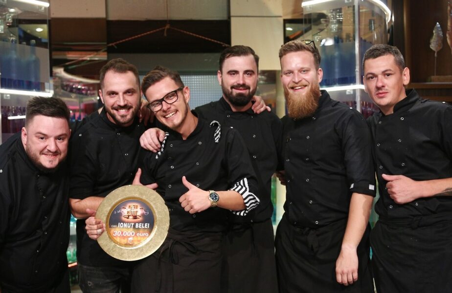 Ionuț Belei este marele câștigător al sezonului 8 Chefi la cuțite. Finala a obținut cele mai mari cifre de la lansarea show-ului