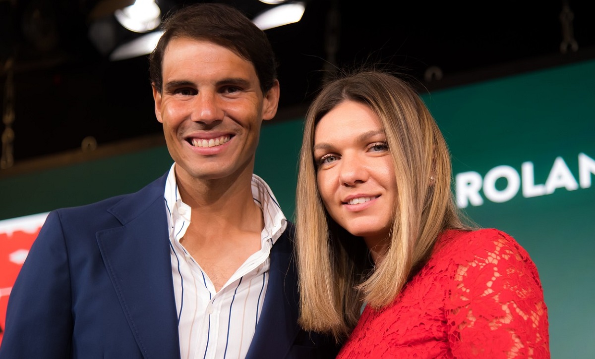 Rafael Nadal, alături de Simona Halep