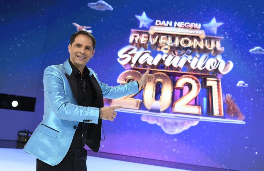 Dan Negru #deMascăDistracția la Revelionul Starurilor 2021. „Eu v-am băgat anul trecut în anul ăsta, eu vă scot din el!”