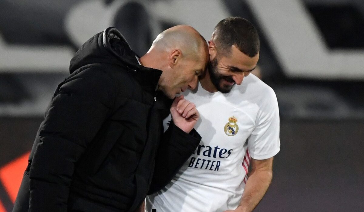Zinedine Zidane și Karim Benzema la Real Madrid