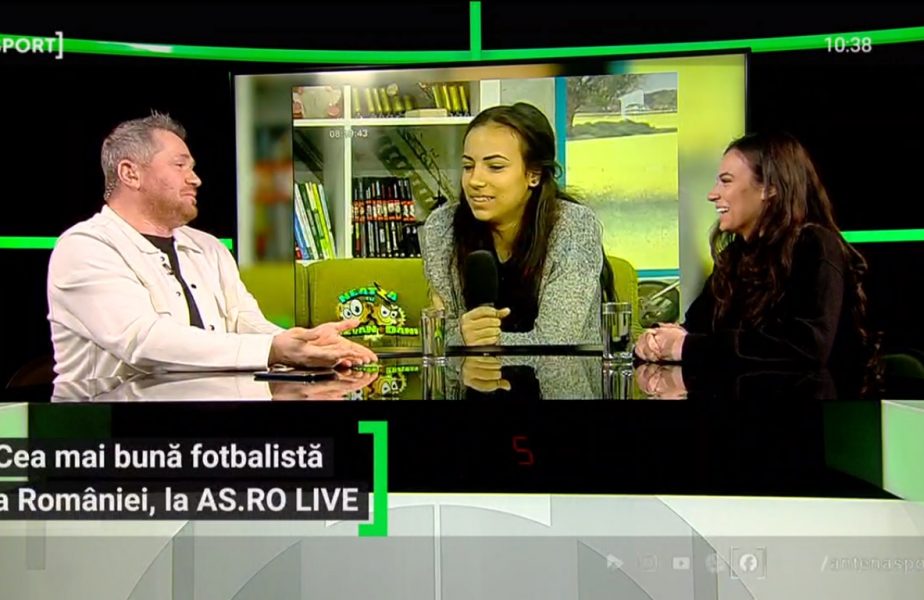 EXCLUSIV AS.ro LIVE | Teodora Meluță, dezvăluiri inedite despre începutul carierei. "A trebuit să mă împart între păpuși și mingea de fotbal"