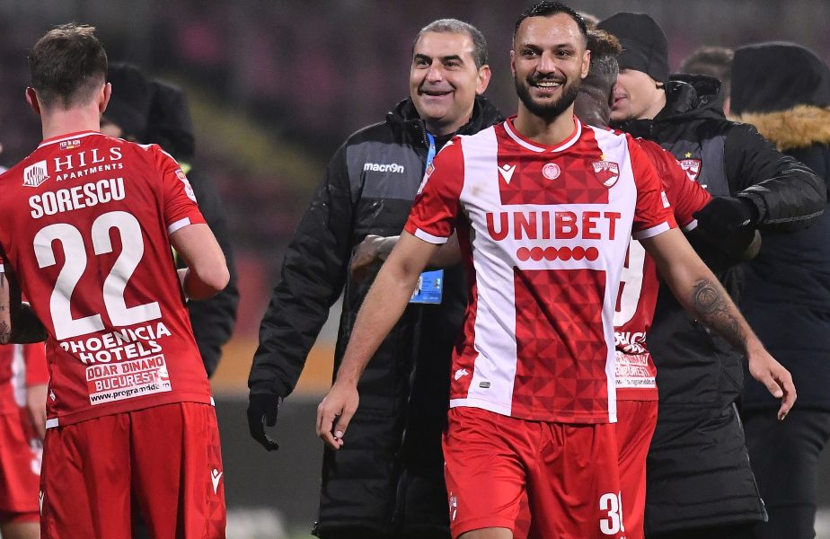 Hermannstadt – Dinamo 0-2. Fără bani, "câinii" au ajuns la două puncte de playoff. Fabbrini şi Nemec au rezolvat în trei minute meciul