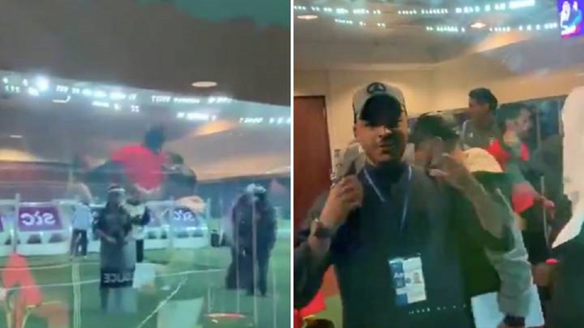 VIDEO | Momente unice în fotbal! Au câştigat Cupa, apoi au sărbătorit cu arbitrul în loja oficială! De bucurie, l-au aruncat pe braţe