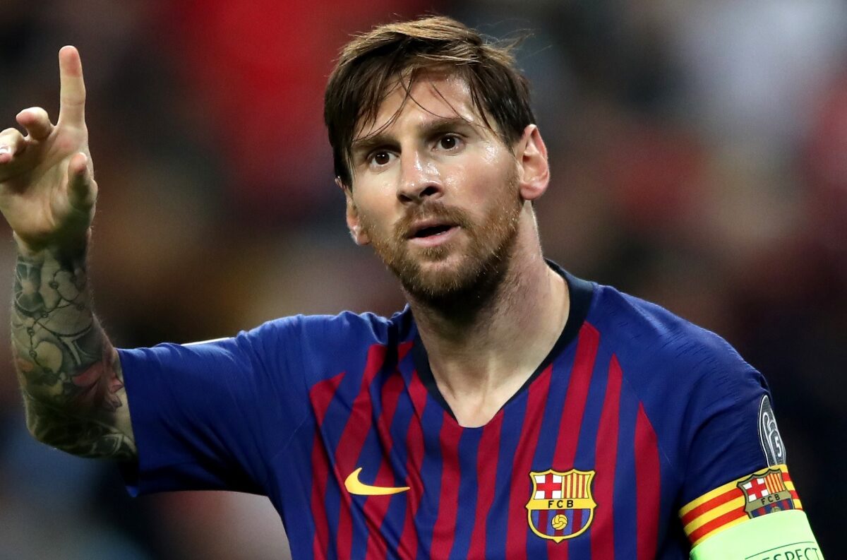 Lionel Messi, în timpul unui meci