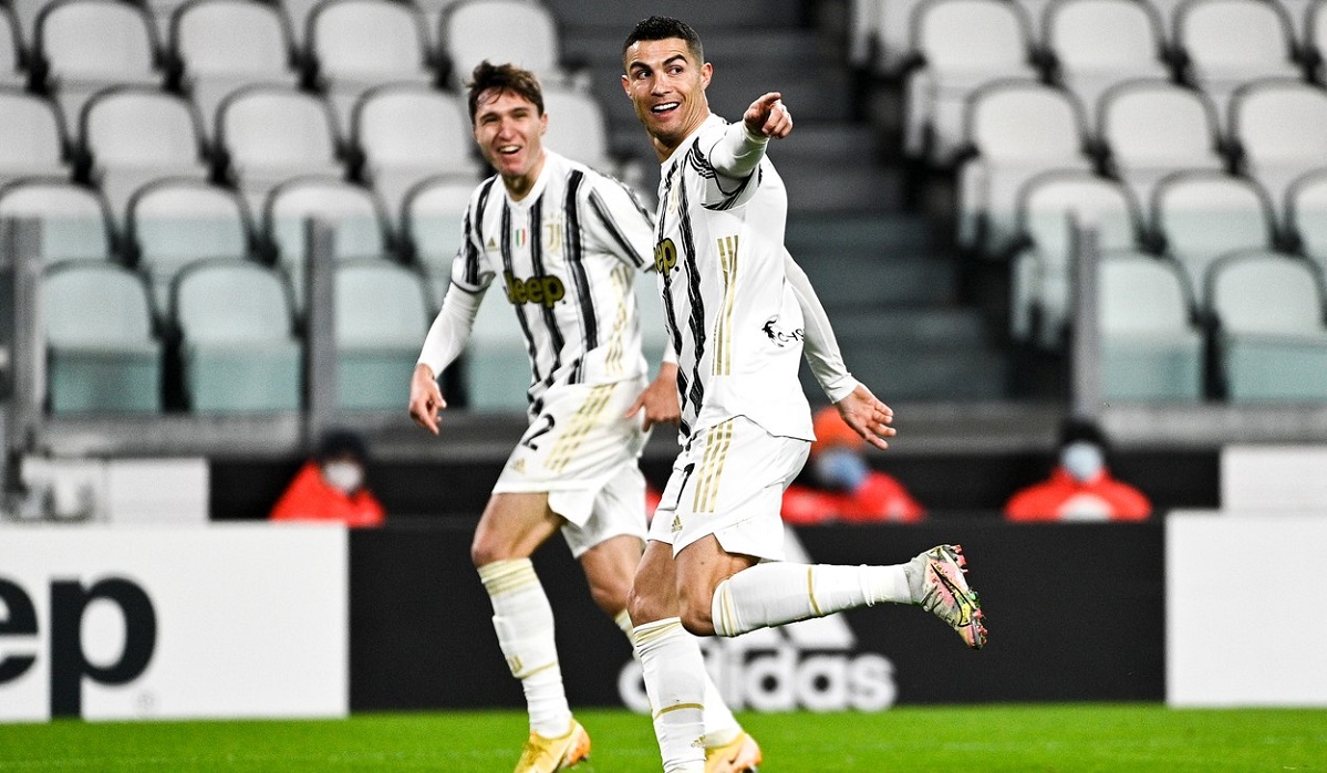 Cristiano Ronaldo a deschis scorul în meciul cu AS Roma
