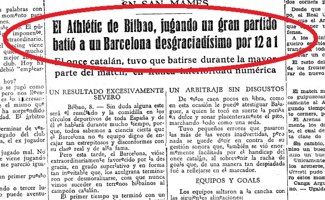 90 de ani de la cel mai mare "omor" suferit de FC Barcelona: 1-12 cu Athletic Bilbao. Bata a marcat șapte goluri!