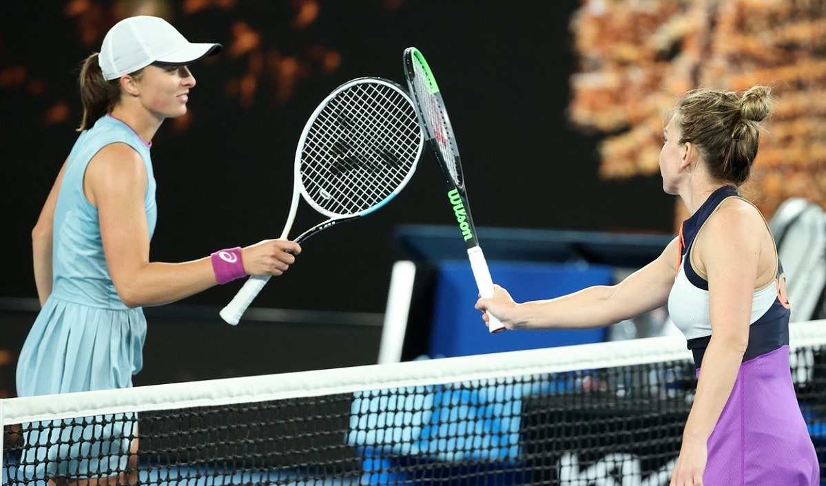Simona Halep, Iga Swiatek, Australian Open 2021