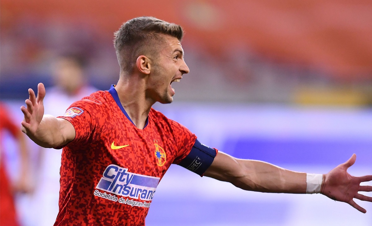 Florin Tănase şi-a regăsit pofta de gol! Căpitanul lui FCSB a mai făcut un pas spre titlul de golgheter al Ligii 1