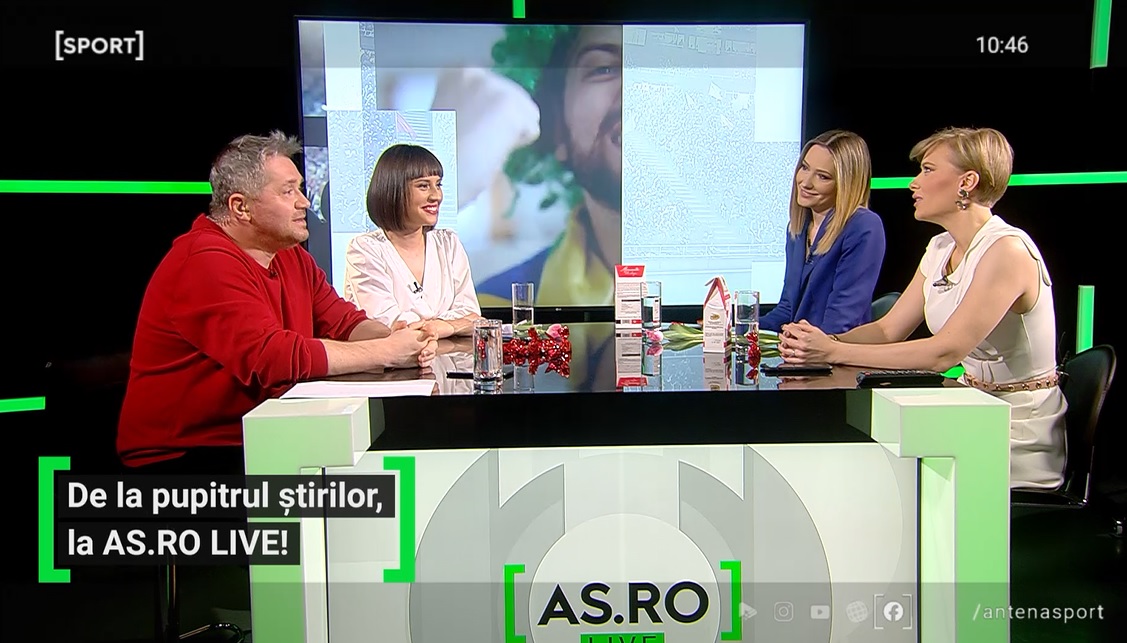 EXCLUSIV AS.ro LIVE | Prezentatoarele AntenaSport, despre prima apariție la pupitrul știrilor! Dezvăluiri inedite făcute de Alexandra Tudor, Camelia Bălțoi și Roxana Ghiorghian