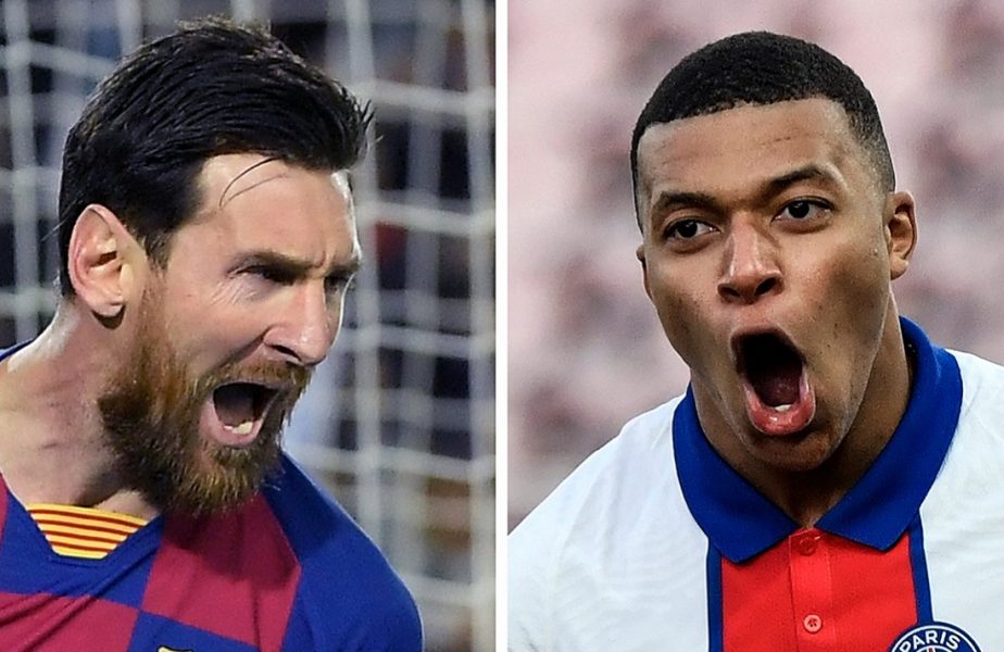 Messi și Mbappe, spectacol în Champions League! Francezul a doborât un record al starului de la Barcelona. Gol de la 30 de metri pentru decarul catalanilor