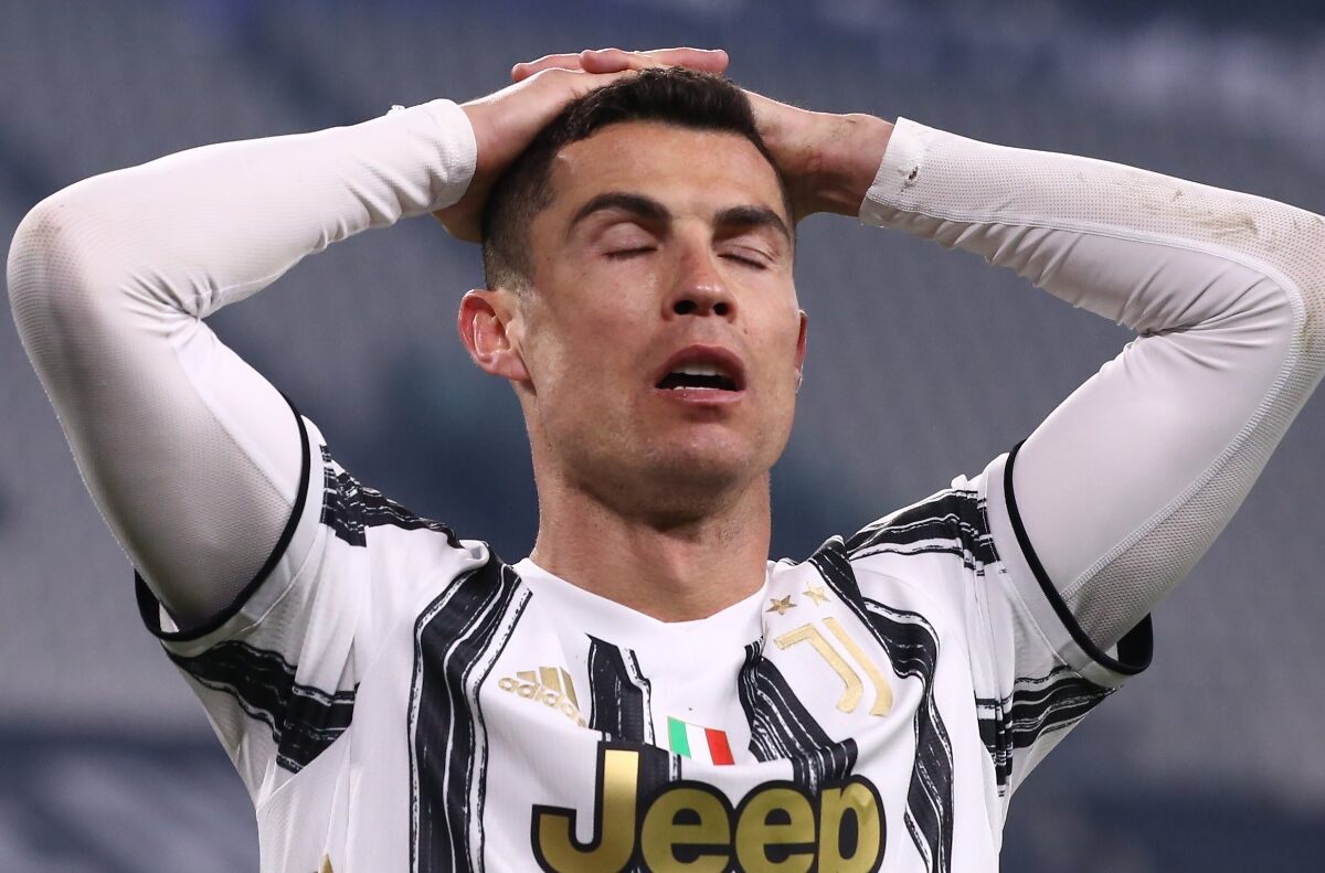 Cristiano Ronaldo, supărat în timpul unui meci