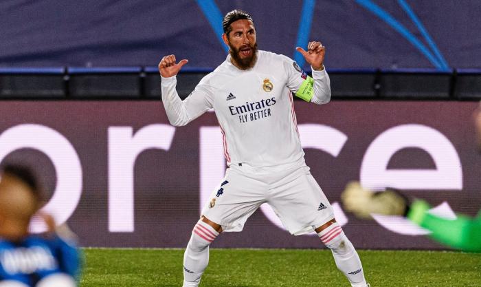 Sergio Ramos, fundașul golgheter! A pornit pe urmele lui Roberto Carlos după golul marcat în Real Madrid –  Atalanta 3-1