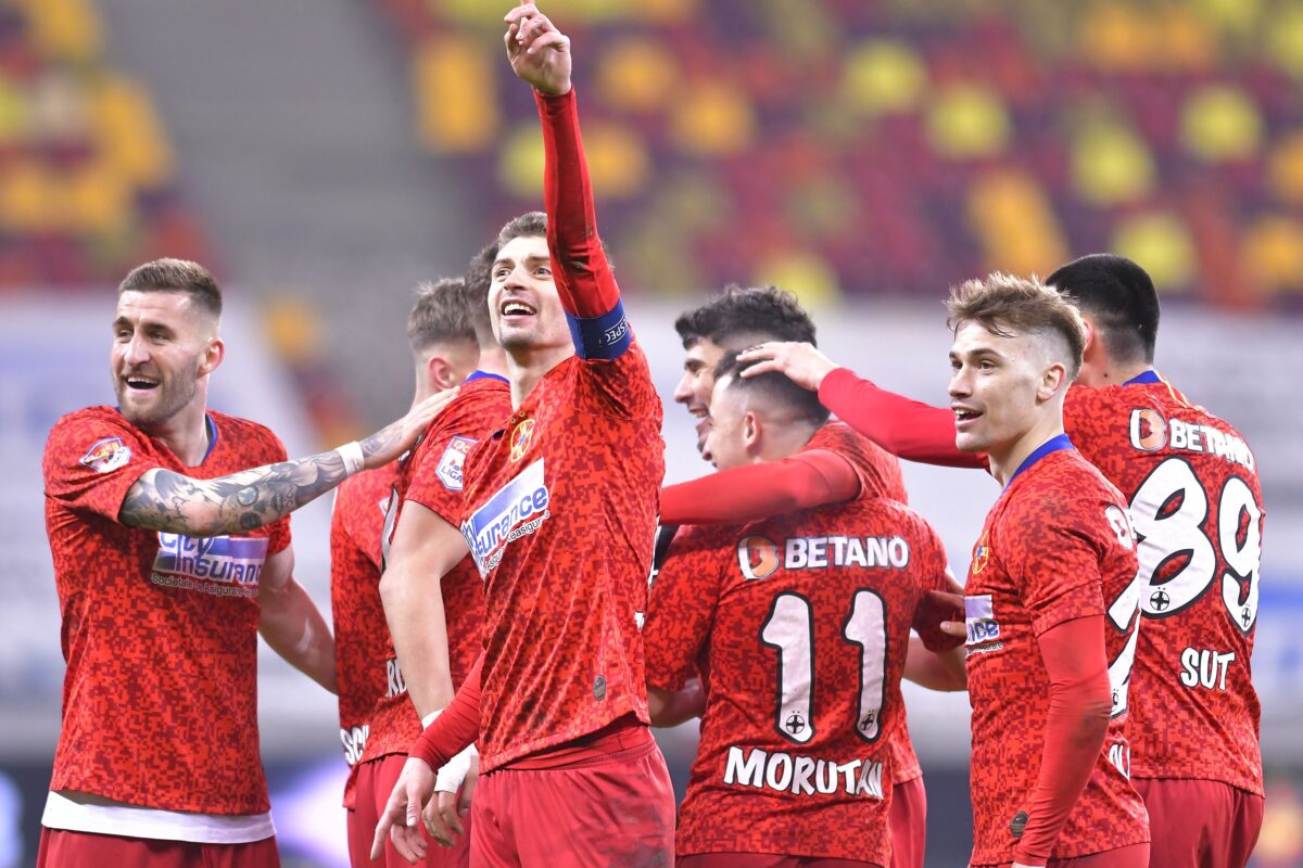 FCSB, bucurie după victoria cu CFR Cluj