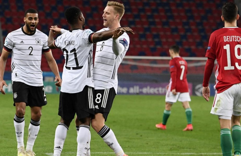 Ungaria U21 – Germania U21 0-3 | Victorie categorică pentru nemți. Cum arată clasamentul grupei A, din care face parte și România