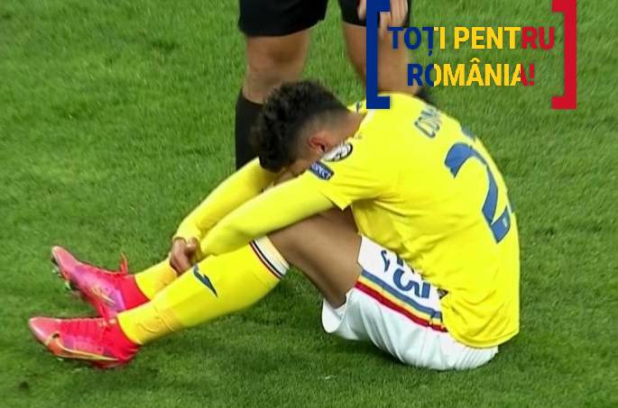TOŢI PENTRU ROMÂNIA | Primele detalii după accidentarea lui Florinel Coman. "A simțit o durere destul de mare"