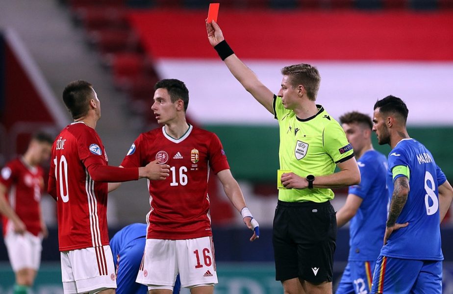 România U21 – Ungaria U21 | Penalty clar neacordat tricolorilor. Decizia uluitoare a arbitrului, după ce i-a lăsat pe maghiari în 10 jucători