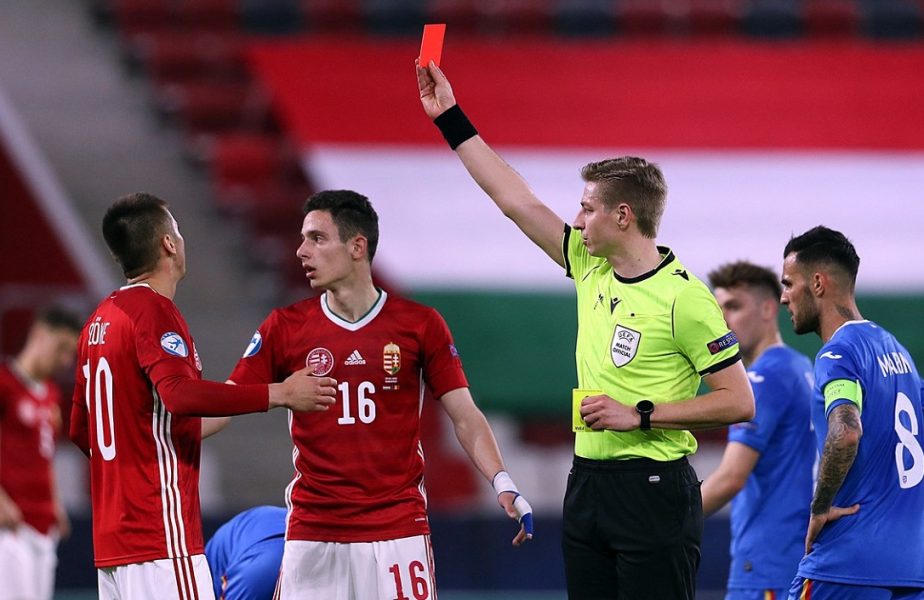Decizia luată de UEFA după ce arbitrul Lawrence Visser a făcut praf meciul România U21 – Ungaria U21! Ce se va întâmpla cu "centralul" belgian