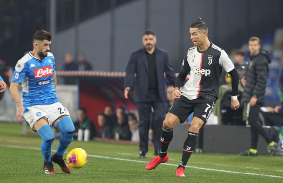 Juventus – Napoli 2-1 şi Inter – Sassuolo 2-1. Ronaldo şi Dybala au înscris la Torino. Chiricheş a gafat la golul lui Martinez