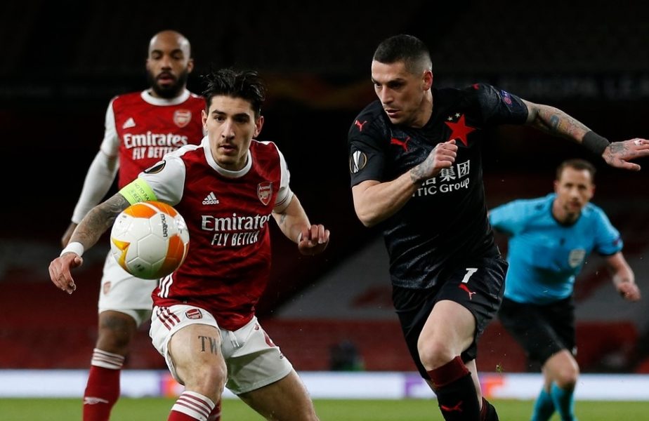 Arsenal – Slavia 1-1 | Ce notă a primit Nicolae Stanciu după egalul dramatic de pe Emirates. Cehii, favoriţi la calificarea în semifinalele Europa League