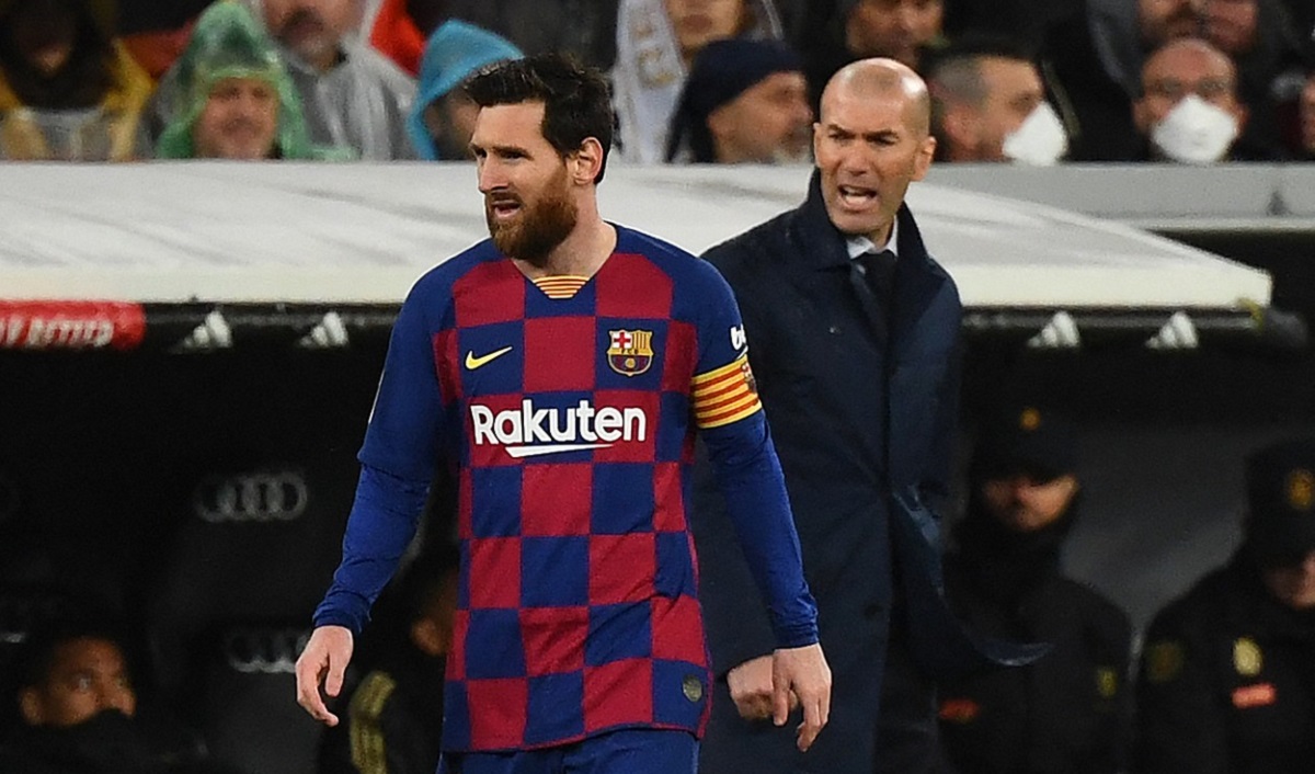 Real Madrid – Barcelona | Zinedine Zidane, mesaj direct pentru Leo Messi înainte de El Clasico. Ce i-a transmis starului argentinian