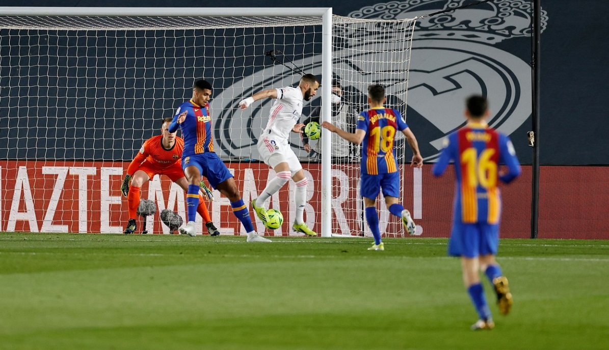 VIDEO | Karim Benzema e ZEU în "El Clasico"! Francezul, supergol în poarta Barcelonei. Gol cu călcâiul pentru Real Madrid