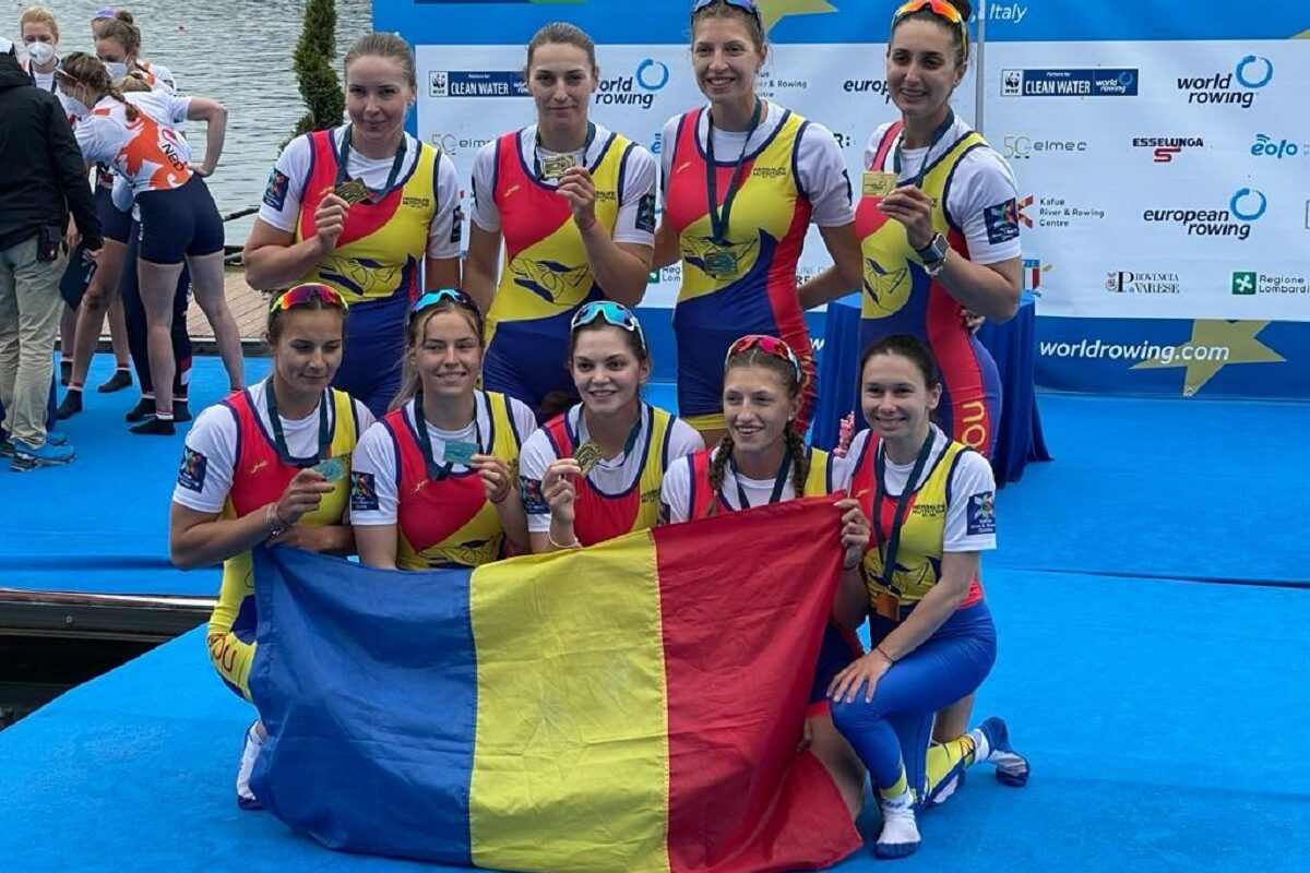 Succes uriaş pentru România! Două medalii de aur şi patru de argint la Campionatele Europene de canotaj