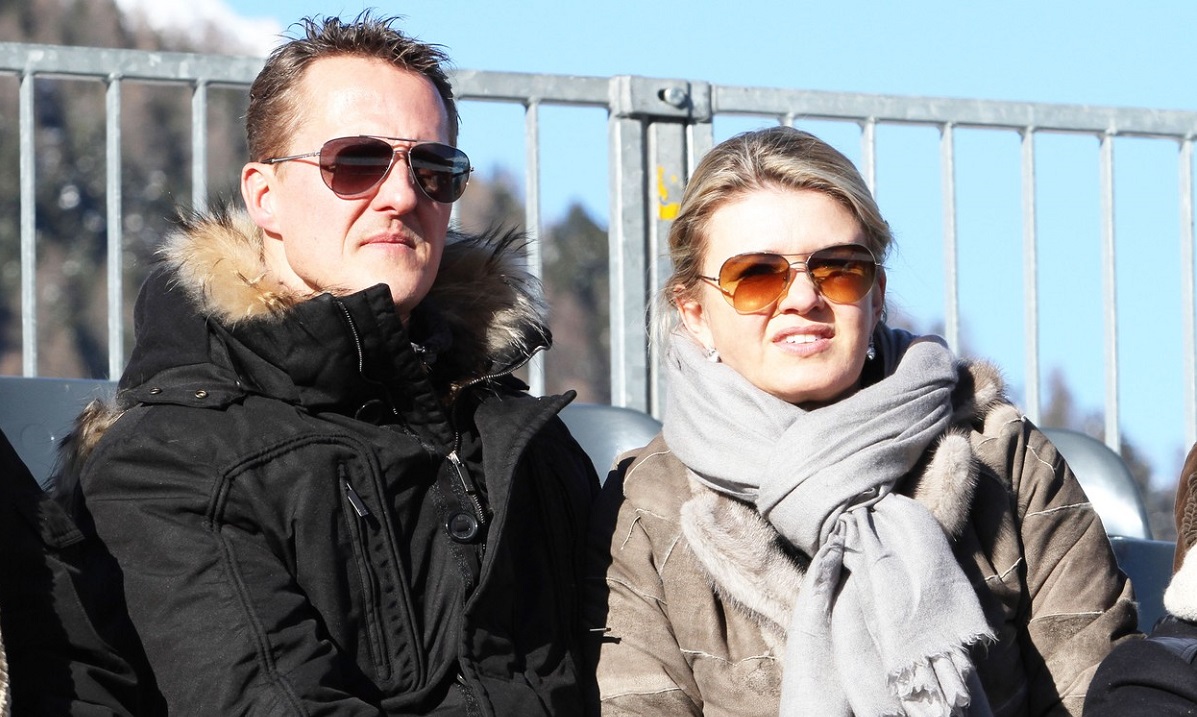 Corinna Schumacher şi Michael Schumacher, într-o fotografie realizată în 2012